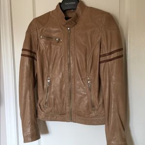 ORIGINAL Danier Leather Womens Biker Style Jacket